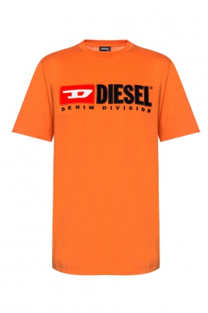 T-shirt with embroidered logo, zdjęcie 1 T-shirt with embroidered logo od Diesel